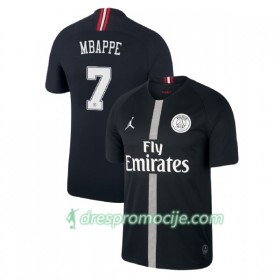 Paris Saint-Germain Dres Mbappe 7 Jodan Crno Treći 2018/19 Kratkih Rukava